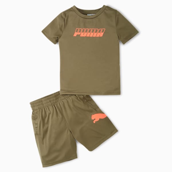 Puma shorts outlet kids brown